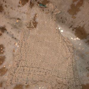 Karlie razor back sea through tank top